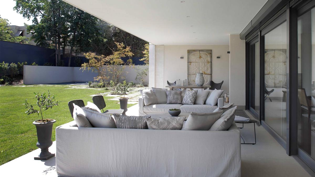 Penthouse en venta en Las Condes - Terraza con jardín