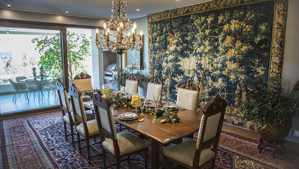 Comedor - Departamento Penthouse en Las Condes