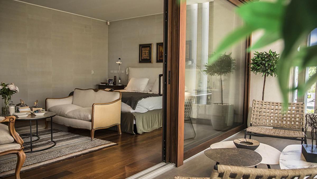 Dormitorio principal - Departamento Penthouse en Las Condes