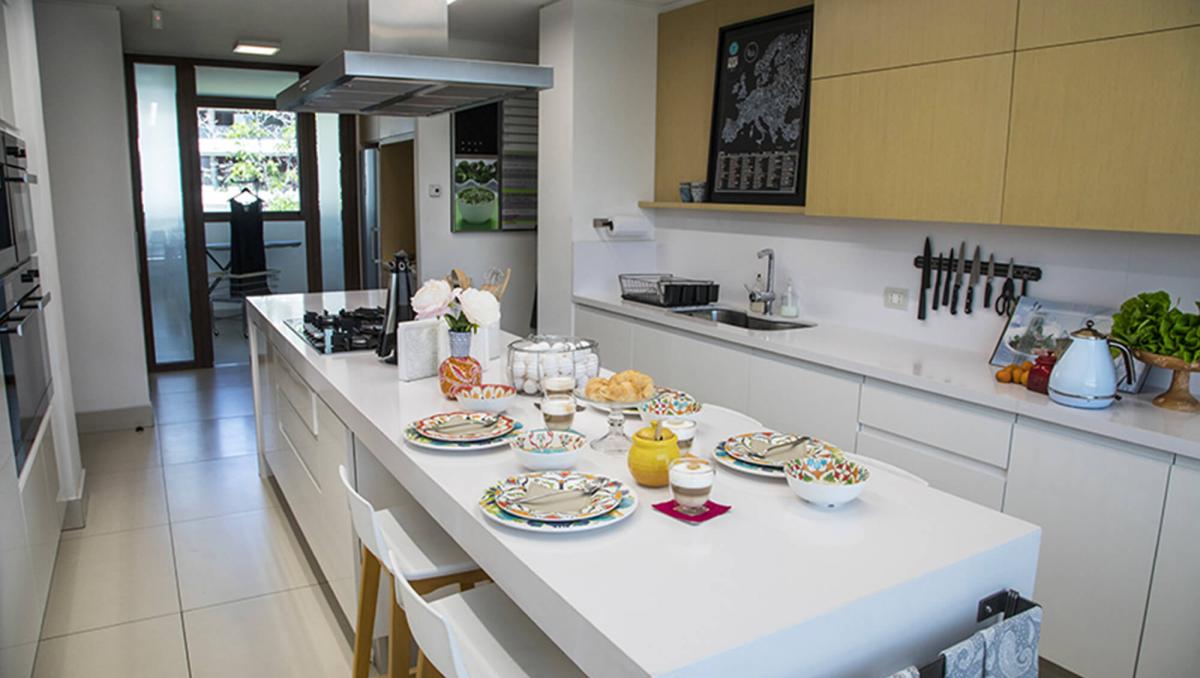 Cocina - Departamento Penthouse en Las Condes