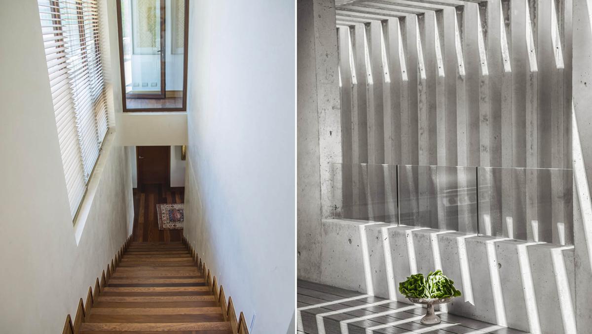 Escalera y quincho - Departamento Penthouse en Las Condes