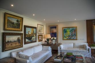 Living - Departamento Penthouse en Las Condes