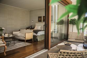 Dormitorio principal - Departamento Penthouse en Las Condes