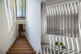 Escalera y quincho - Departamento Penthouse en Las Condes