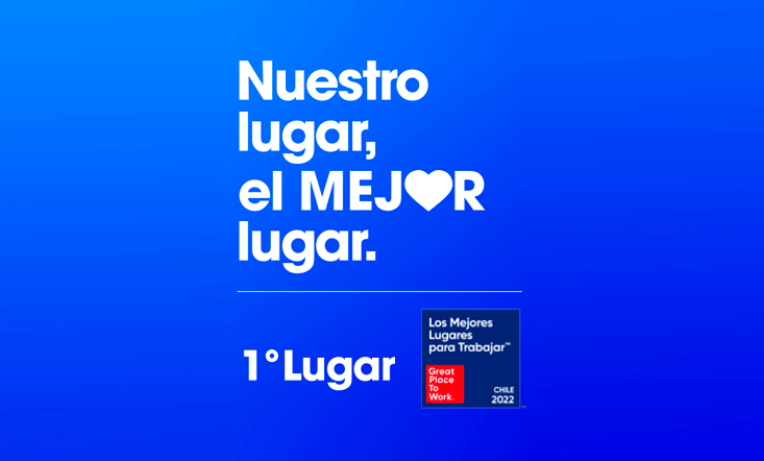 Nuestro lugar, el MEJOR lugar. Great Place to Work.
